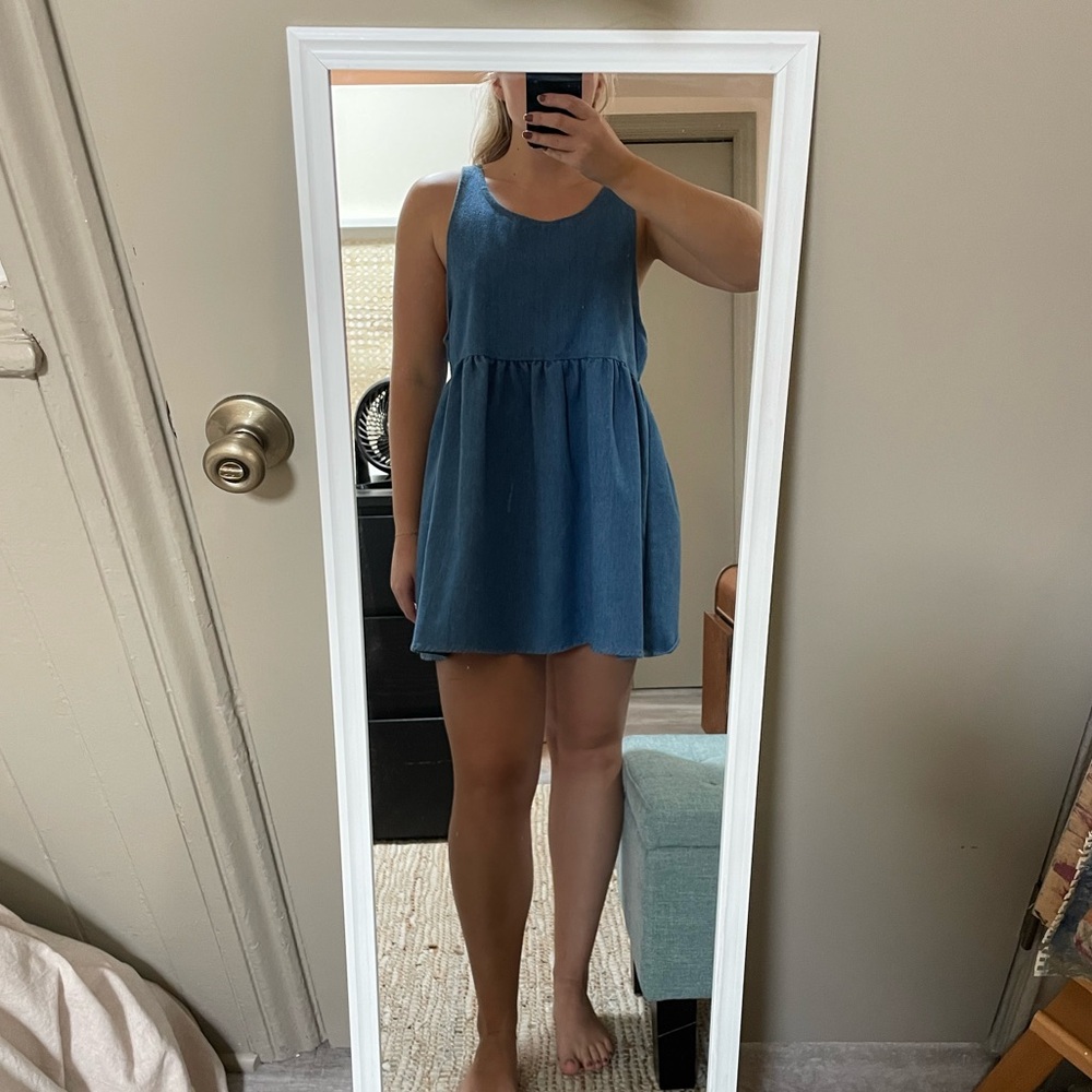 Urban Renewal Denim Babydoll Dress